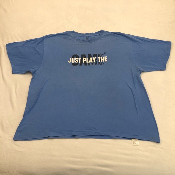 STARTER Shirts Vintage Starter Just Play The Game Playball Blue